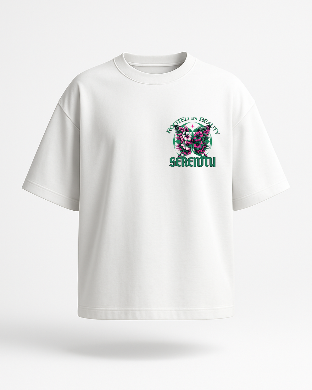 "Rooted in Beauty: SERENITY" – Oversized T-Shirt