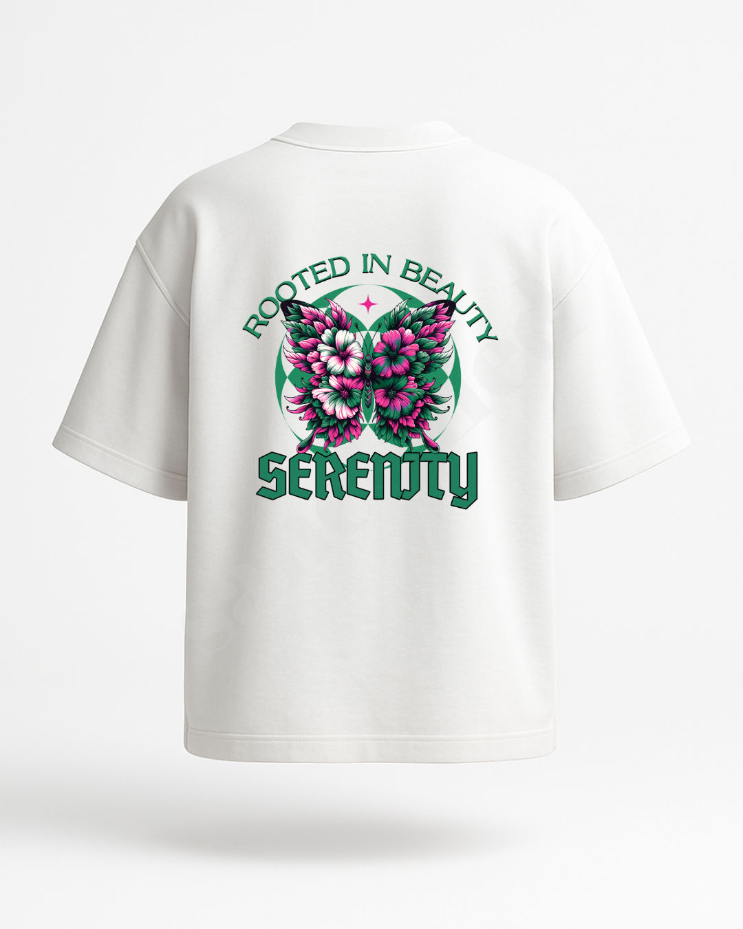 "Rooted in Beauty: SERENITY" – Oversized T-Shirt