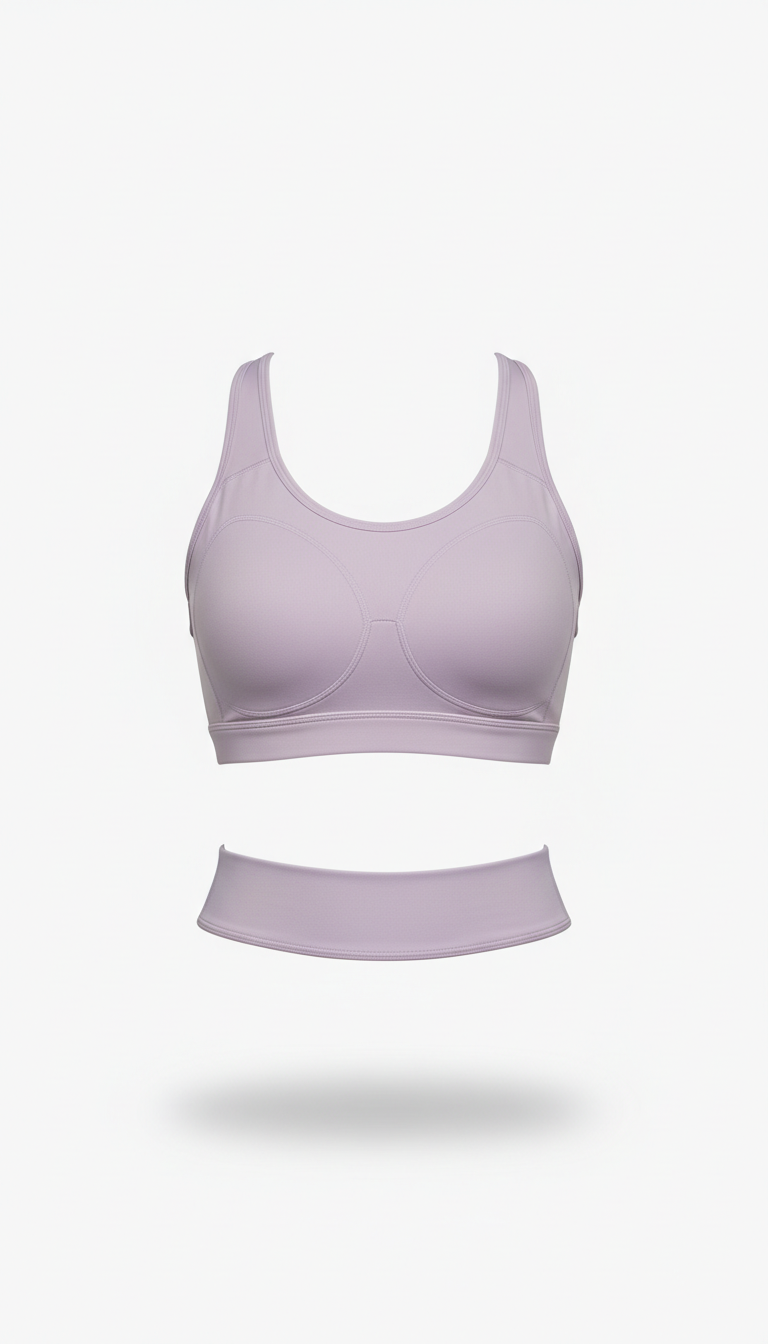 Sports Bra in Lavender Mist