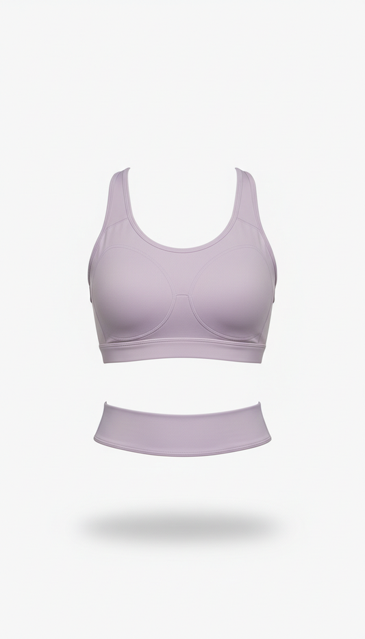 Sports Bra in Lavender Mist