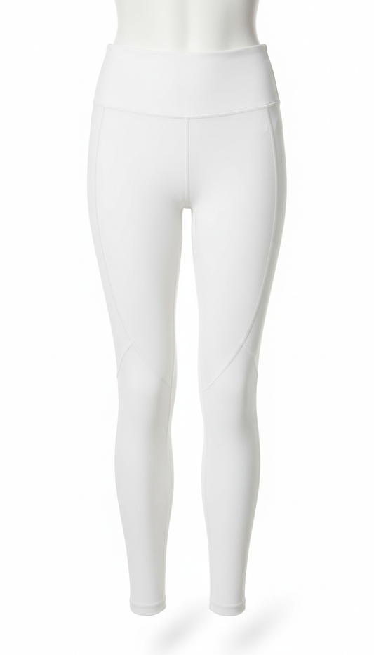 High-Waisted Leggings in Cloud White